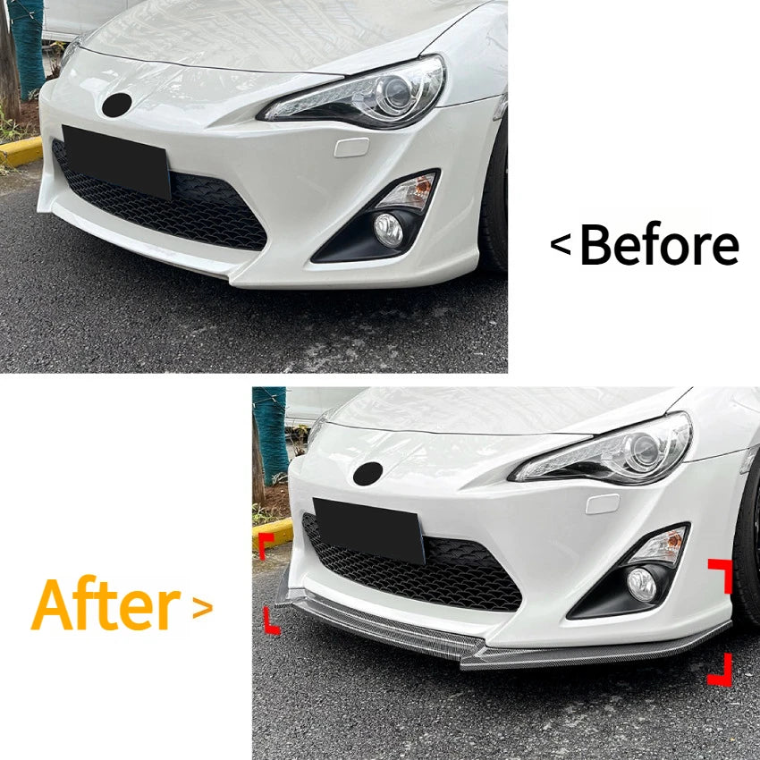 Toyota Front Lip Splitter Spoiler Diffuser for GT86 FT86 2012-2016