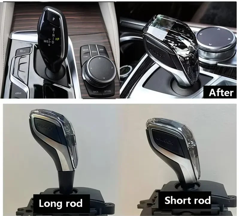 Luxury Crystal Gear Shift Knob – Premium Abs Construction