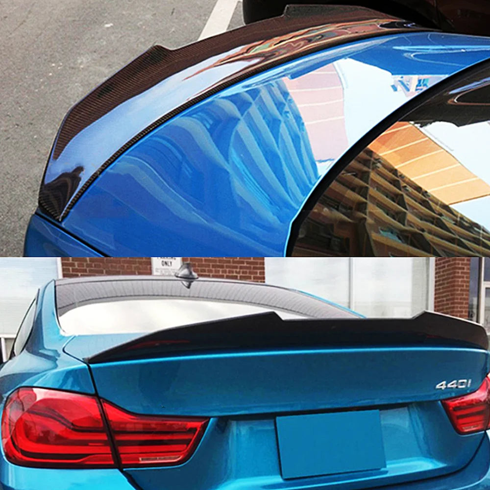 BMW 4 Series F32 F33 F36 Rear Boot Spoiler - Sturdy Plastic Trim