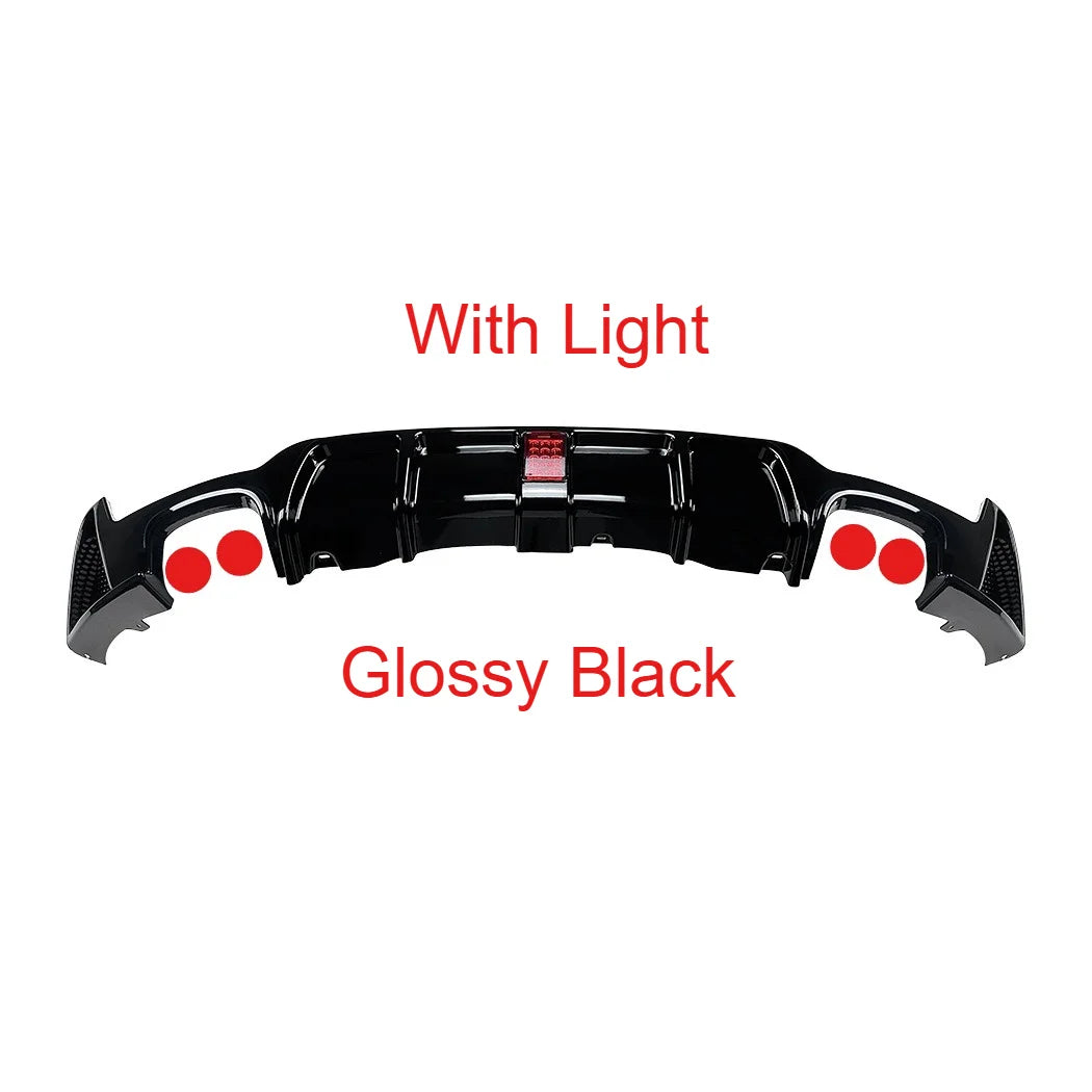 BMW 4 Series F32 F33 F36 Rear Bumper Lip Diffuser - M Sport