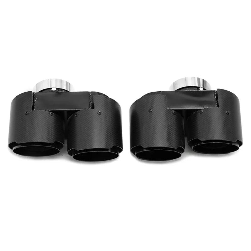 BMW 3 Series G20 G21 Quad Exhaust Tips – Stainless Steel Finish