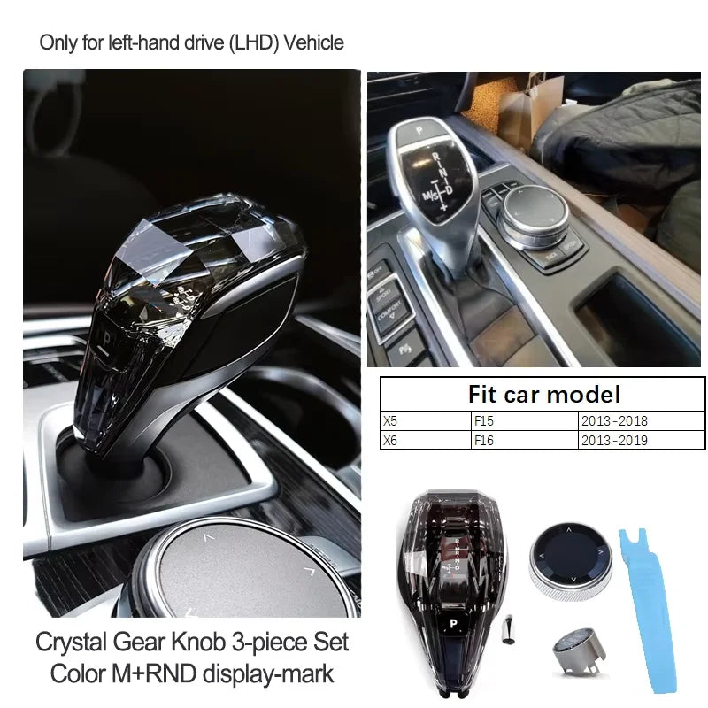 Luxury Crystal Gear Shift Knob – Premium Abs Construction
