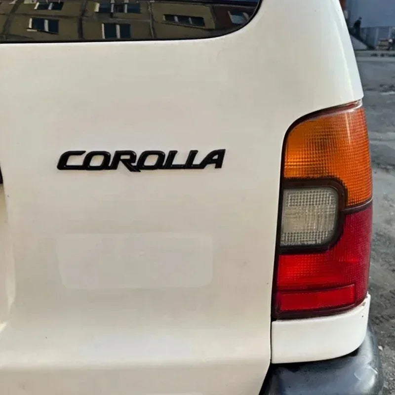 Toyota 3D Metal Emblem for Corolla Cross Rear Trunk