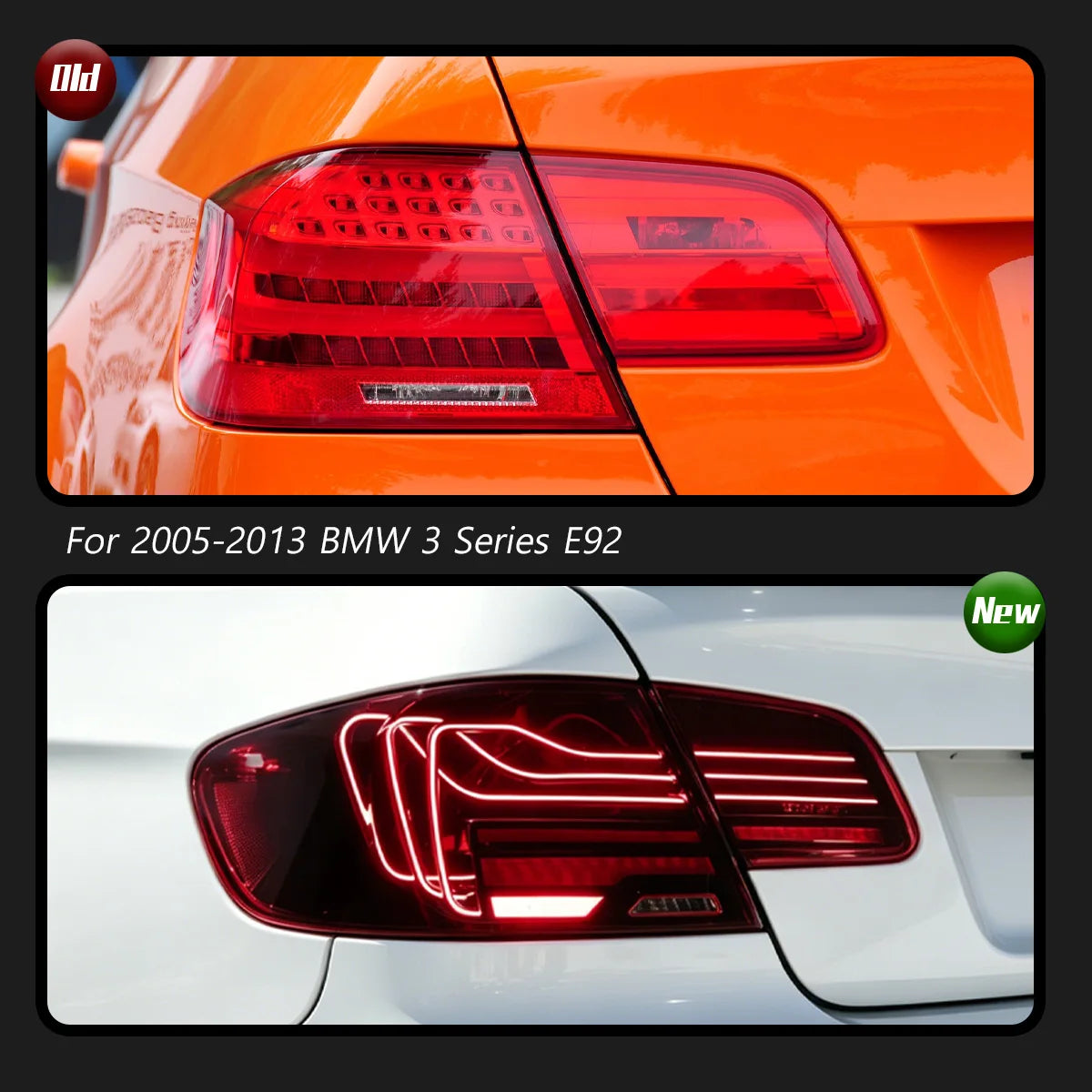 BMW LED Taillights Assembly With Dynamic DRL For E92 3 Series 2005-2013