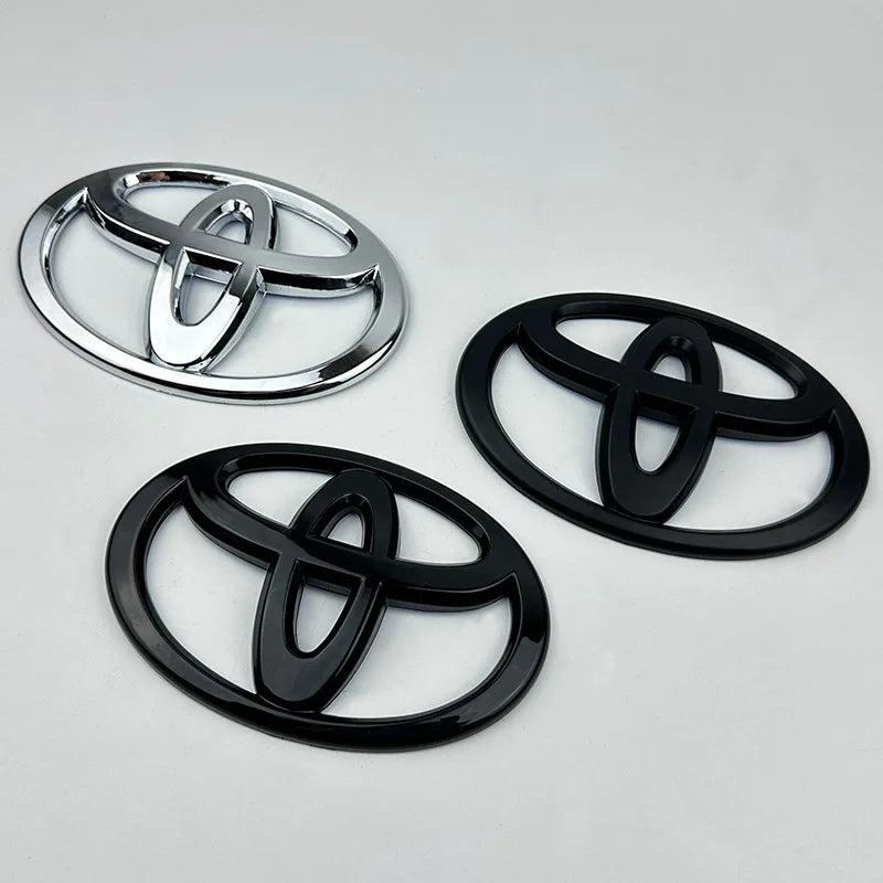 Toyota 3D Logo Front Grill Emblem For Corolla Camry RAV4 Hilux Yaris
