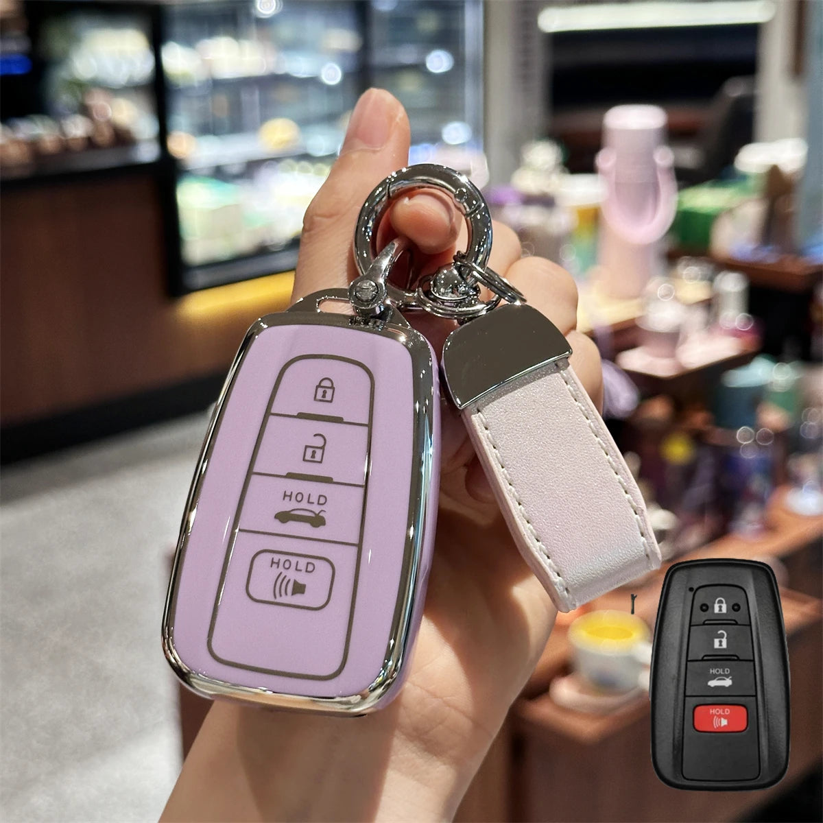 Toyota Key Fob Cover – Tpu Case Protects From Scratches