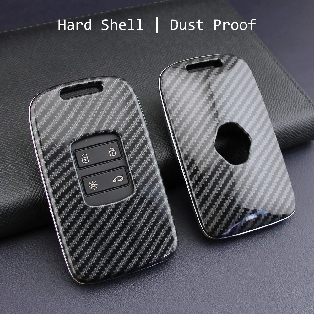 Renault Captur 5 Scenic Symbioz Key Fob Case – Carbon Fiber