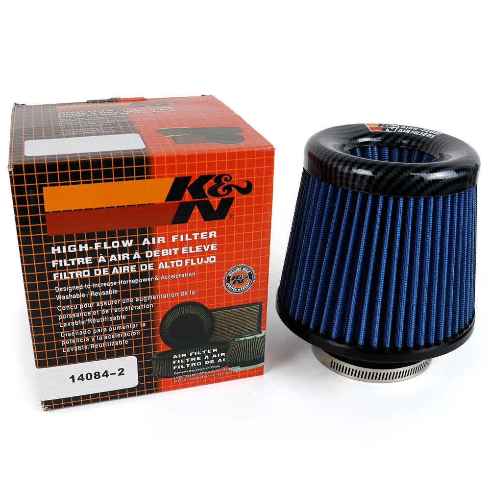 KN Style Air Filter 3 Inch 76mm Mushroom Head High Flow