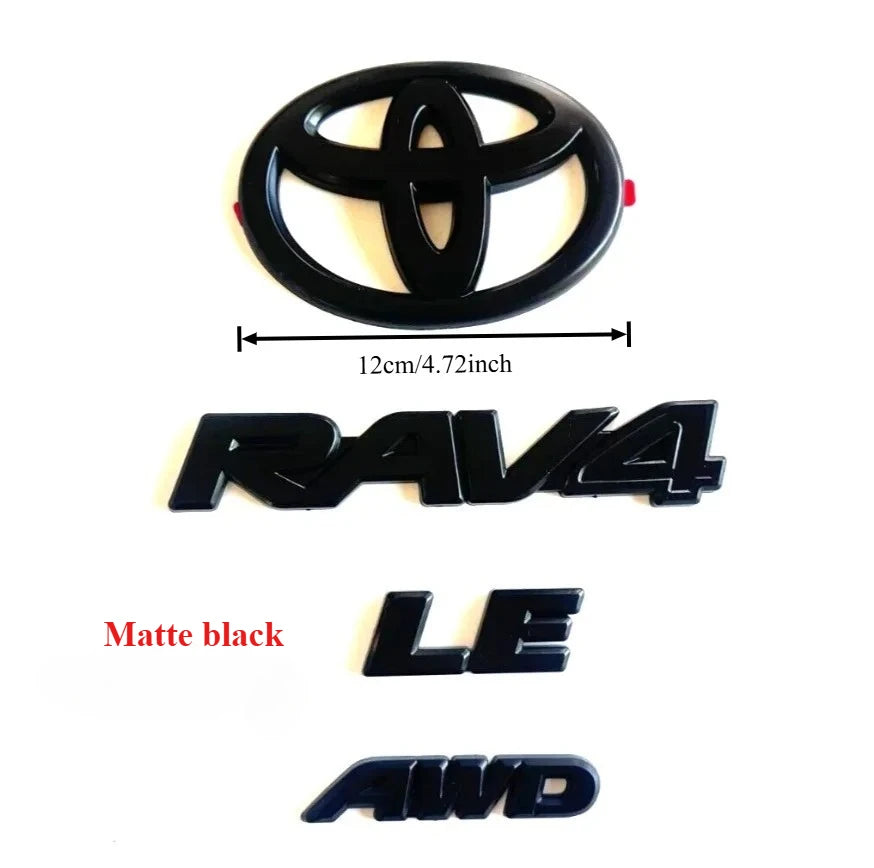 Toyota RAV4 Emblem Overlay GA-K 2019-2024 XLE AWD Hybrid