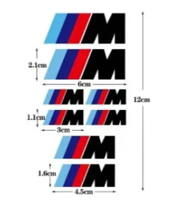 Universal Brake Caliper Stickers – Bmw M Logo Decal