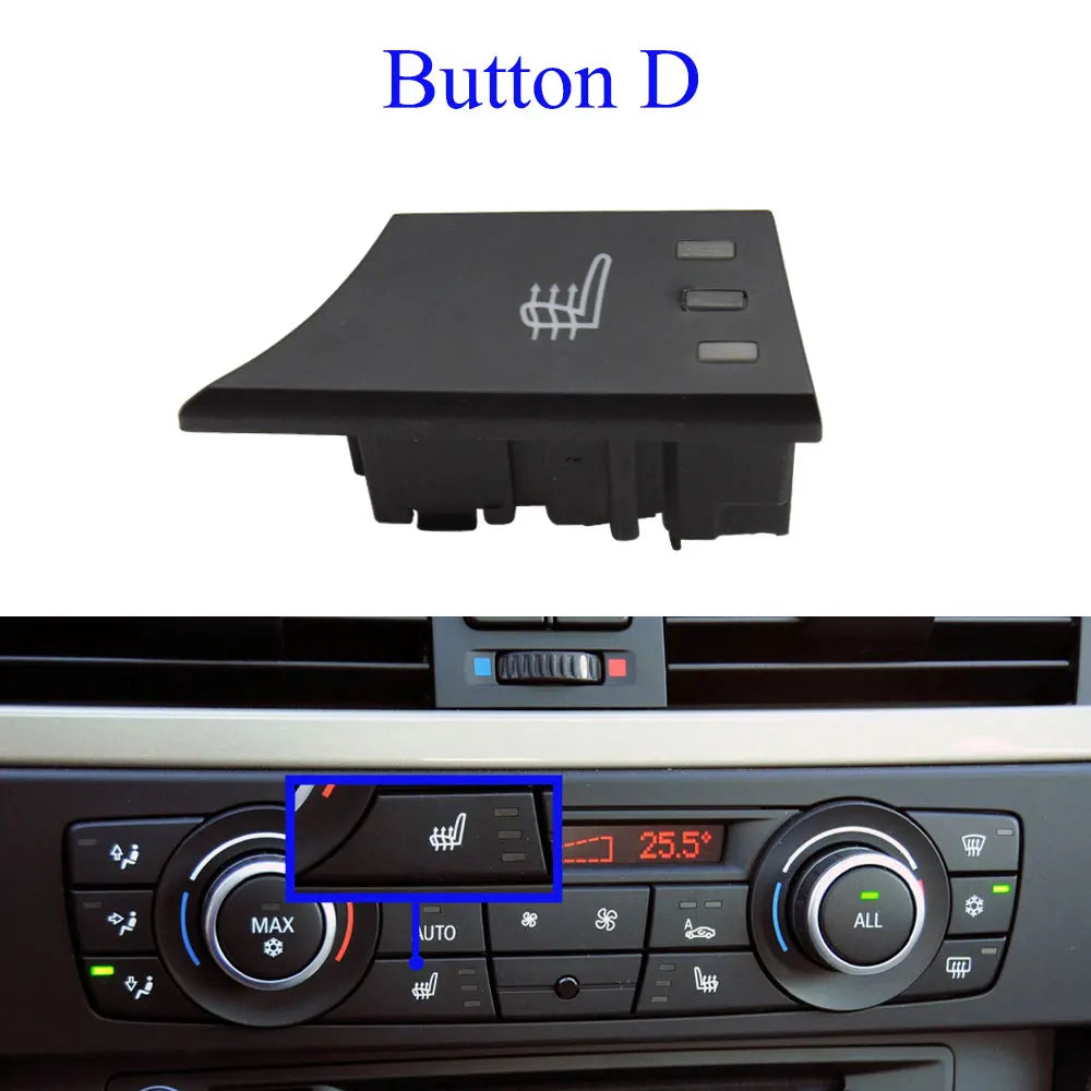 BMW E8x Series AC Vent Volume Rotary Knob Cover - Direct Fit Replacement