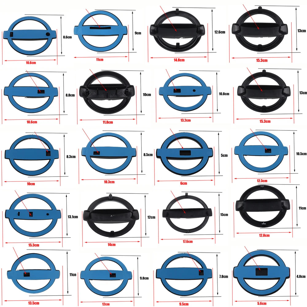 Nissan Front & Rear Logo Emblem Badge Sticker | Multiple Sizes & Colours