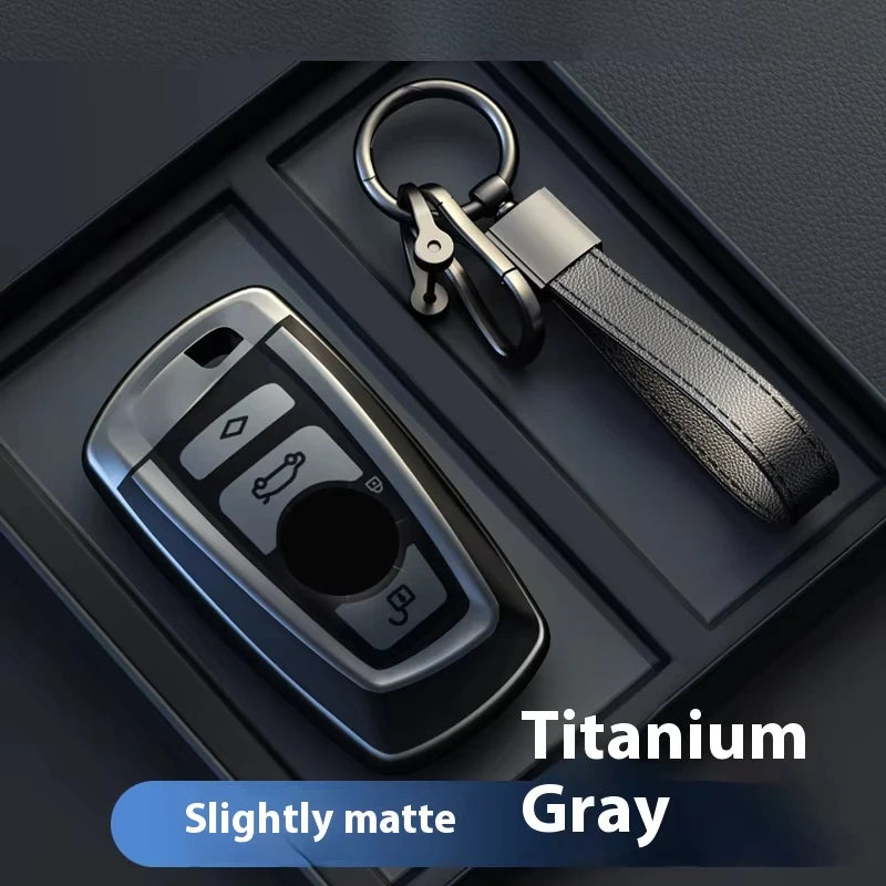 BMW F30 F10 Remote Key Case Cover – Flexible Titanium Grey Tpu