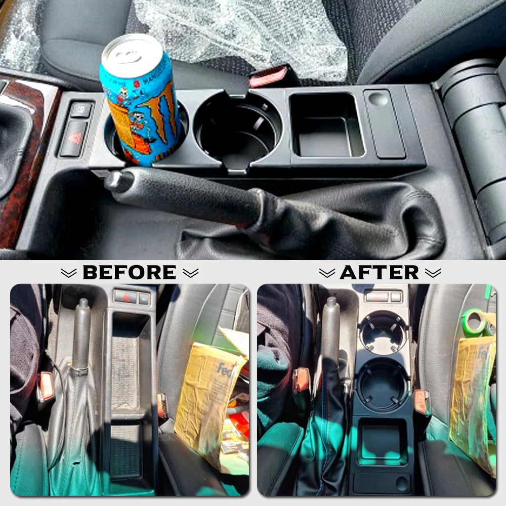 BMW Front Centre Console Storage Box With Cup For E46 1998-2006
