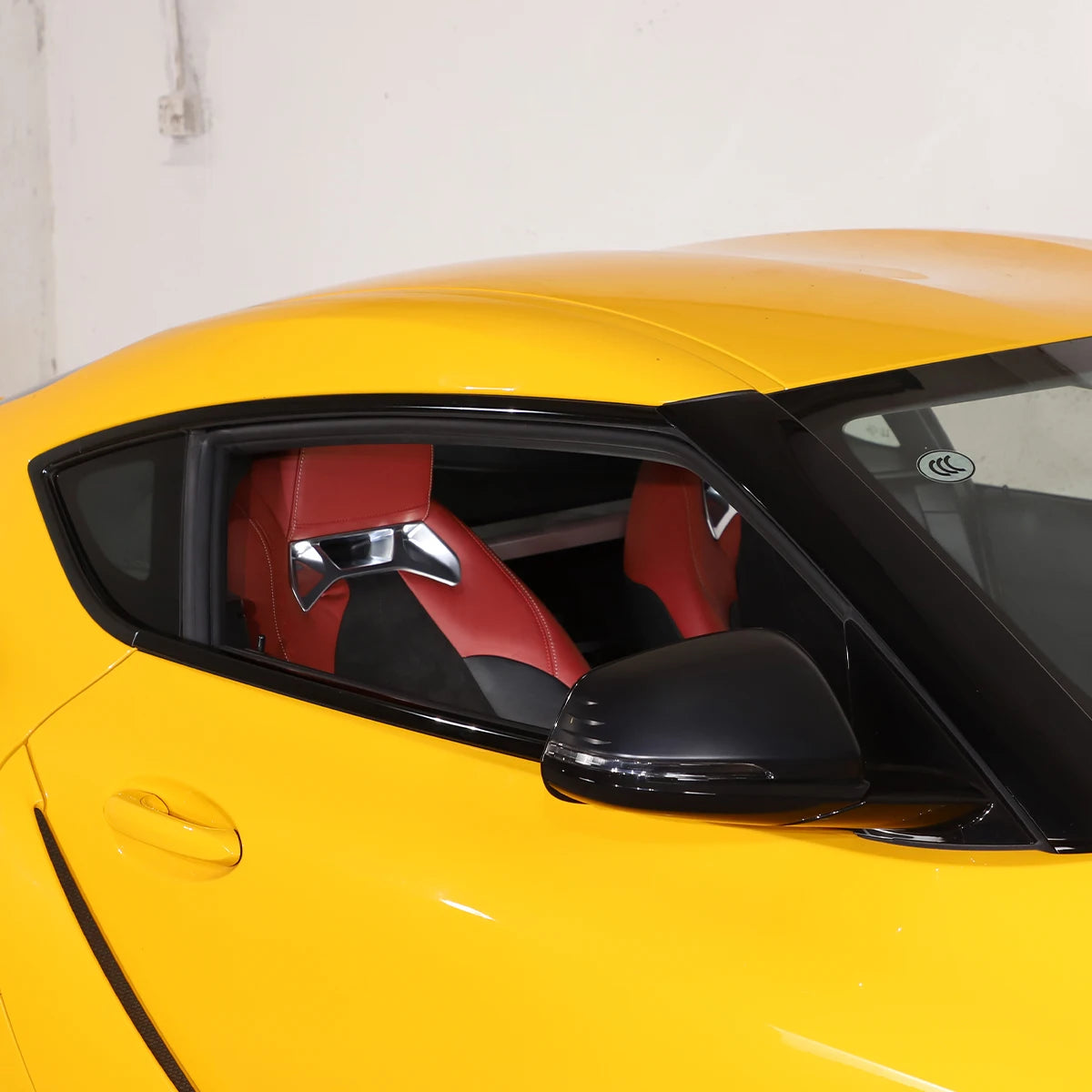 Toyota Window Trim Stickers Carbon Fiber Black for GR Supra A90 MK5 2019-2022