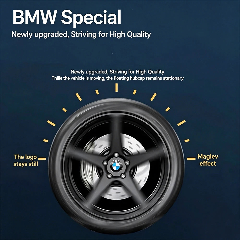 BMW Floating Wheel Centre Caps | 56mm & 68mm | 4-Piece Set | 8 Designs