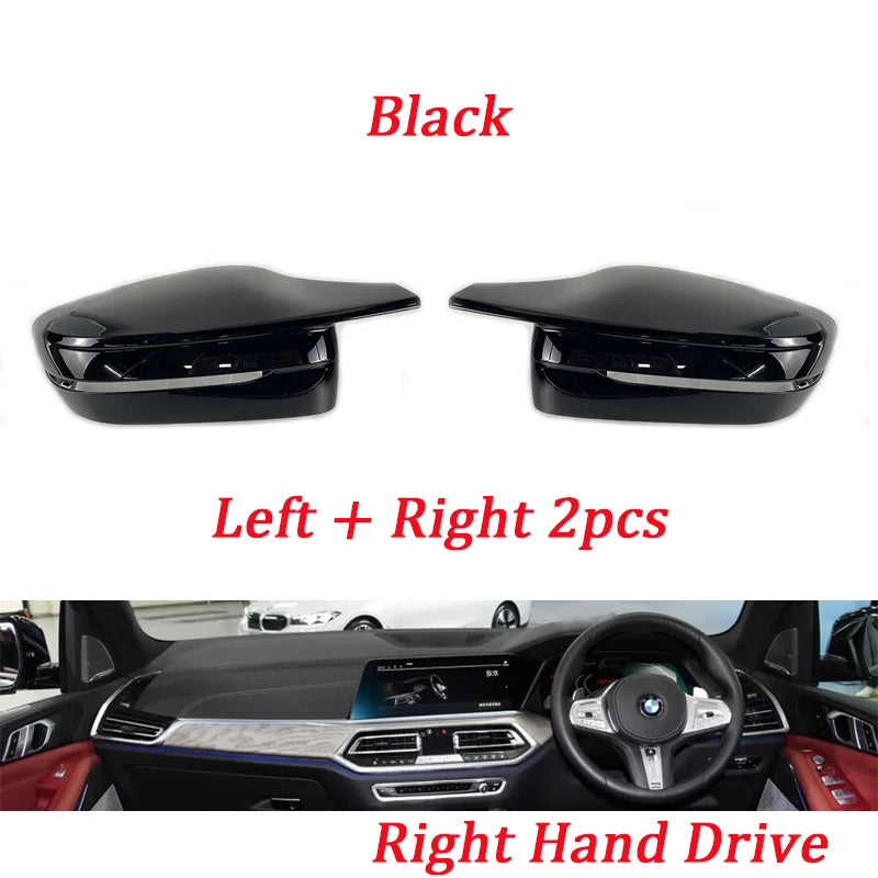 M Style Wing Mirror Cover Caps – BMW G20 G21 G22 G23 G30 G11 G12 G15 G16 | LHD & RHD