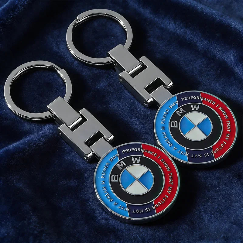 BMW M Series Solid Metal Keyring – Precision Crafted Badge Emblem
