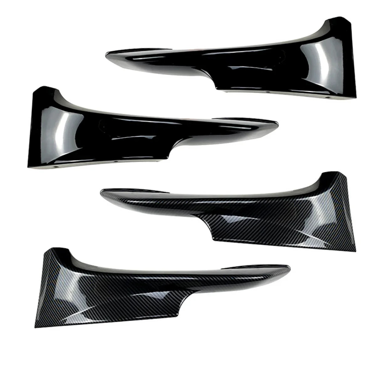 BMW 3 Series E92 E93 Front Bumper Lip Splitters - ABS Pair