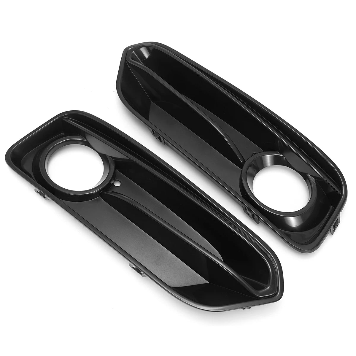 BMW 1 Series F20 F21 Fog Light Bumper Grilles - Durable Abs Construction