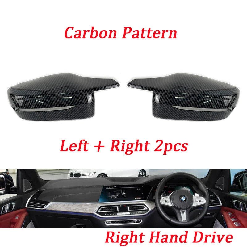 M Style Wing Mirror Cover Caps – BMW G20 G21 G22 G23 G30 G11 G12 G15 G16 | LHD & RHD