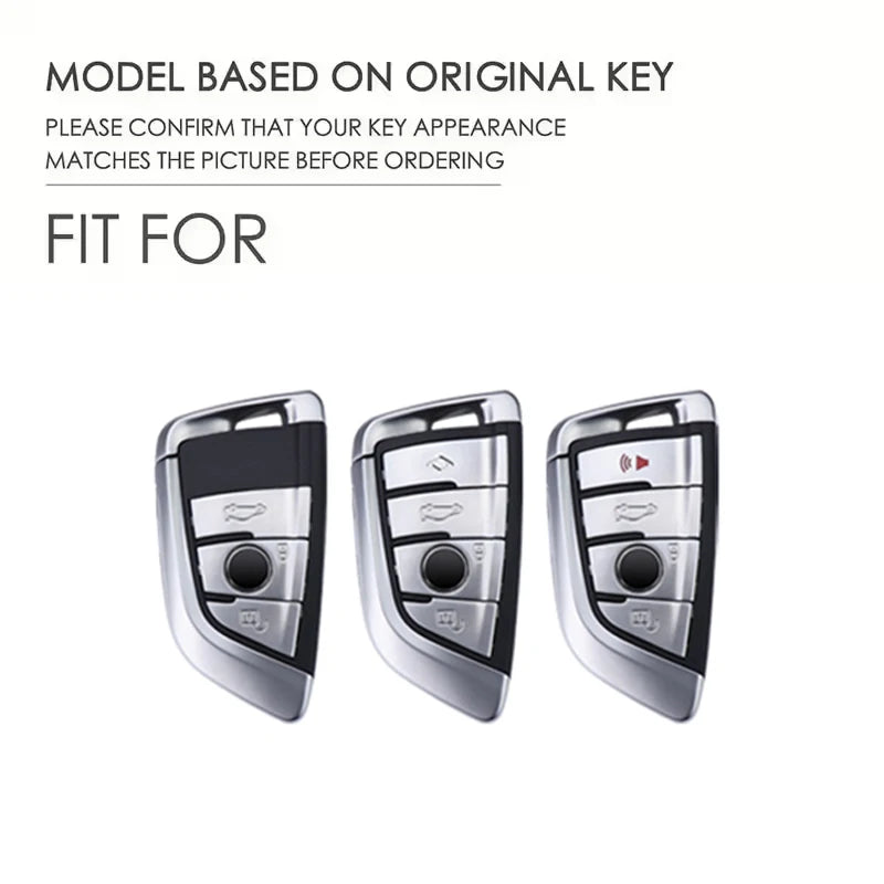 Zinc Alloy Key Case With Leather – Scratch Resistant And Signal Safe
