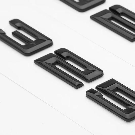 Bmw 3 Series Boot Badge Letters – Glossy Black Rear Emblems