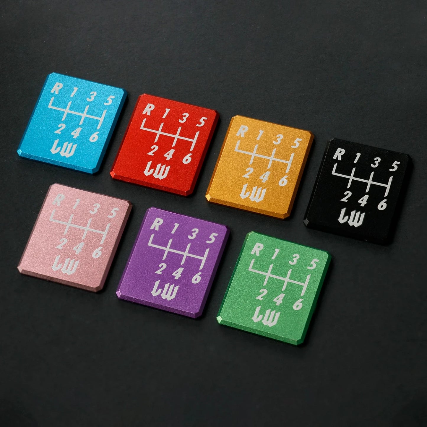 Gear Shift Pattern Emblem Badge – Universal Manual Gearbox Decal