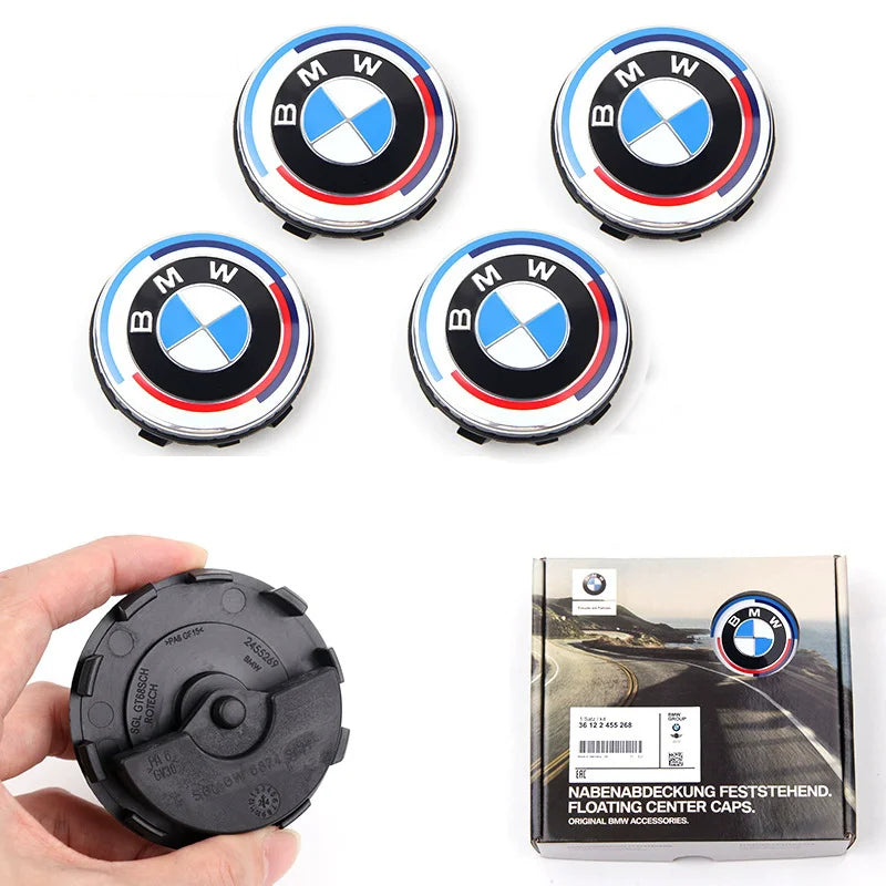 BMW Floating Wheel Centre Caps | 56mm & 68mm | 4-Piece Set | 8 Designs
