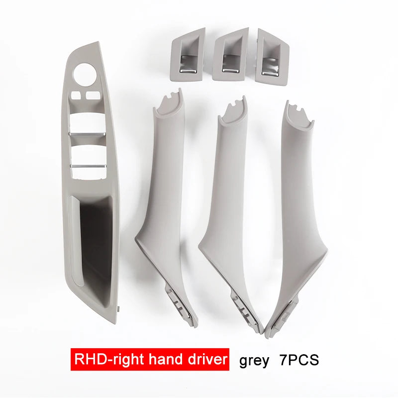 Inner Door Handle Panel Pull Trim Set – BMW 5 Series F10 F11 F18 2010–2017 | 7 Piece | LHD & RHD