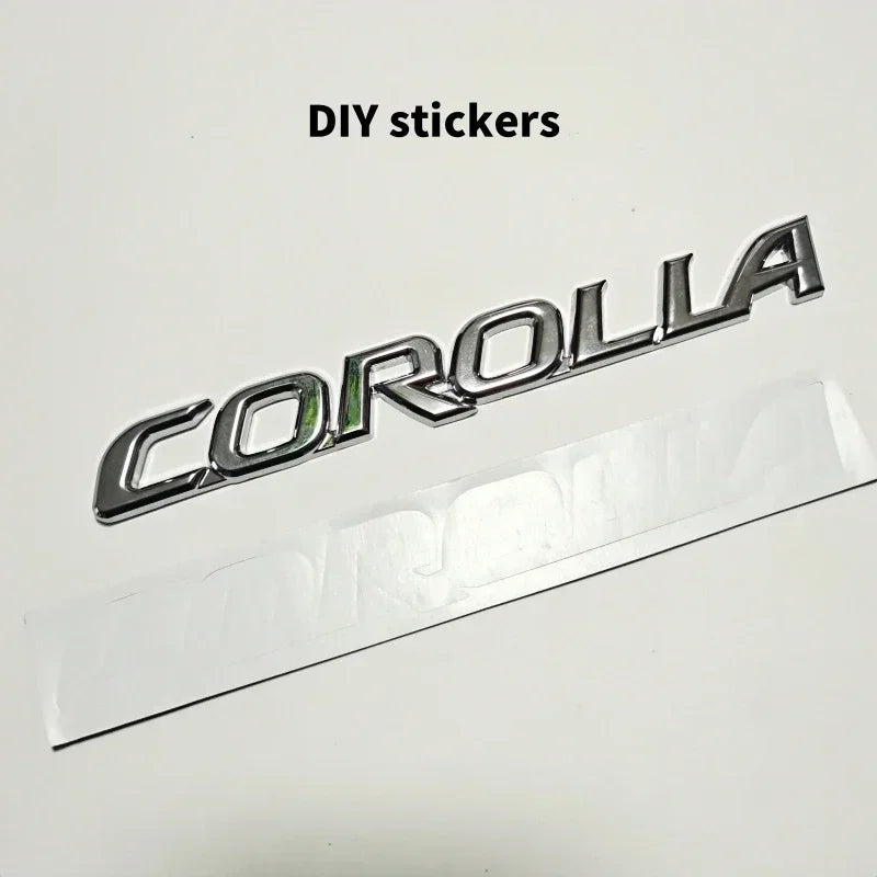 Toyota 3D Metal Emblem for Corolla Cross Rear Trunk