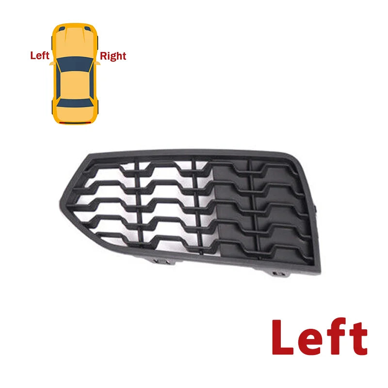 Honeycomb Front Fog Light Grille – BMW 2 Series F22 F23 2012–2019 | Matte Black | Left, Right or Pair