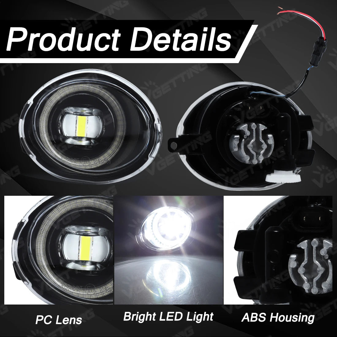 BMW LED Fog Light Assembly For E46 M3 And E39 M5
