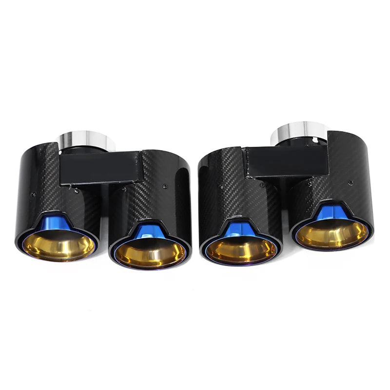 BMW 3 Series G20 G21 Quad Exhaust Tips – Stainless Steel Finish