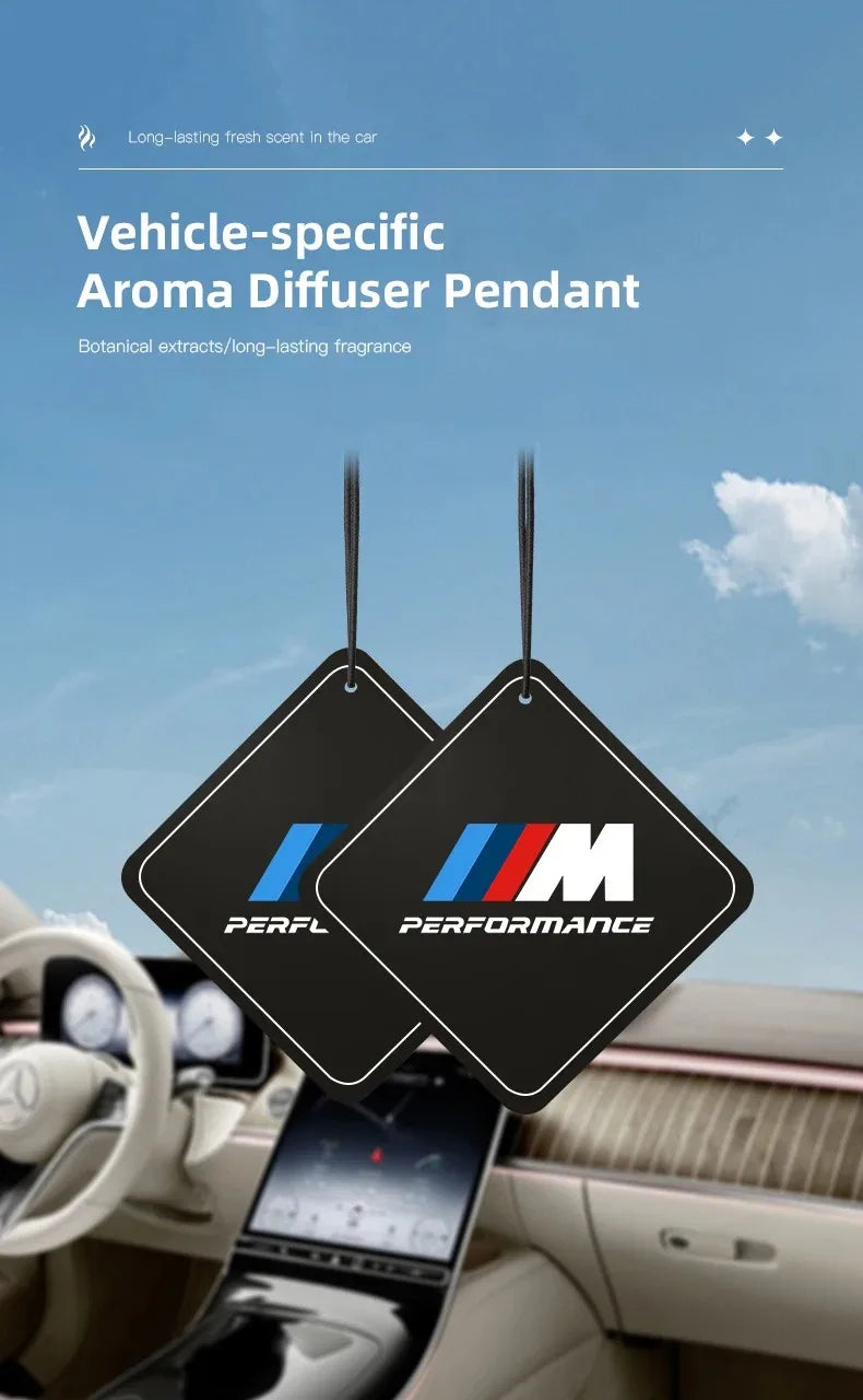 Automotive Cologne Scent Air Freshener Pendant – Durable Plastic Design