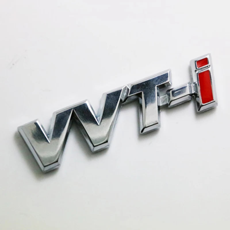 Toyota 3D Metal Black VVTi Emblem for Multiple Toyota Models