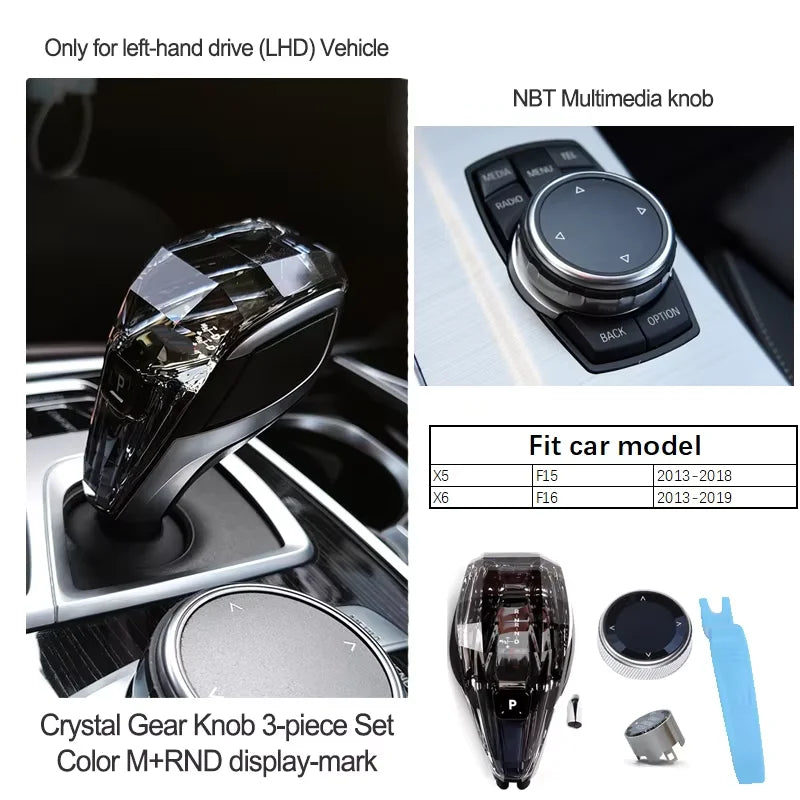 Luxury Crystal Gear Shift Knob – Premium Abs Construction
