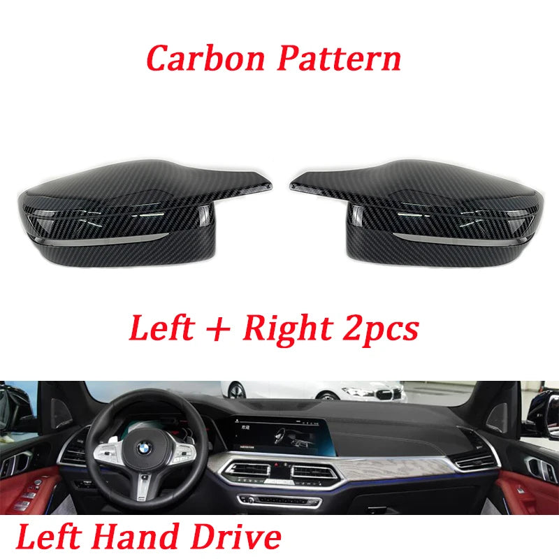 M Style Wing Mirror Cover Caps – BMW G20 G21 G22 G23 G30 G11 G12 G15 G16 | LHD & RHD