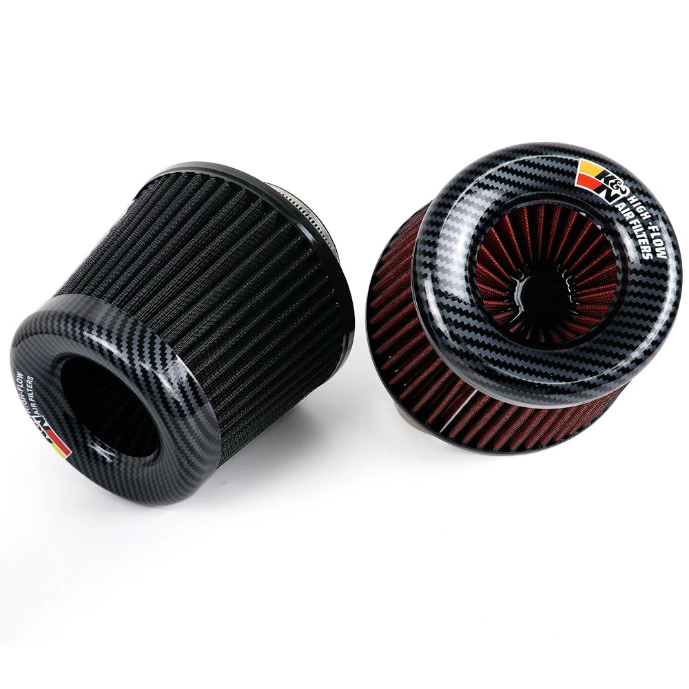 KN Style Air Filter 3 Inch 76mm Mushroom Head High Flow