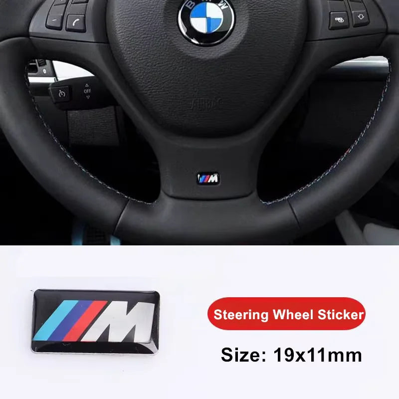 Bmw Steering Wheel Logo Rings - 16Mm And 19Mm Trim Pack