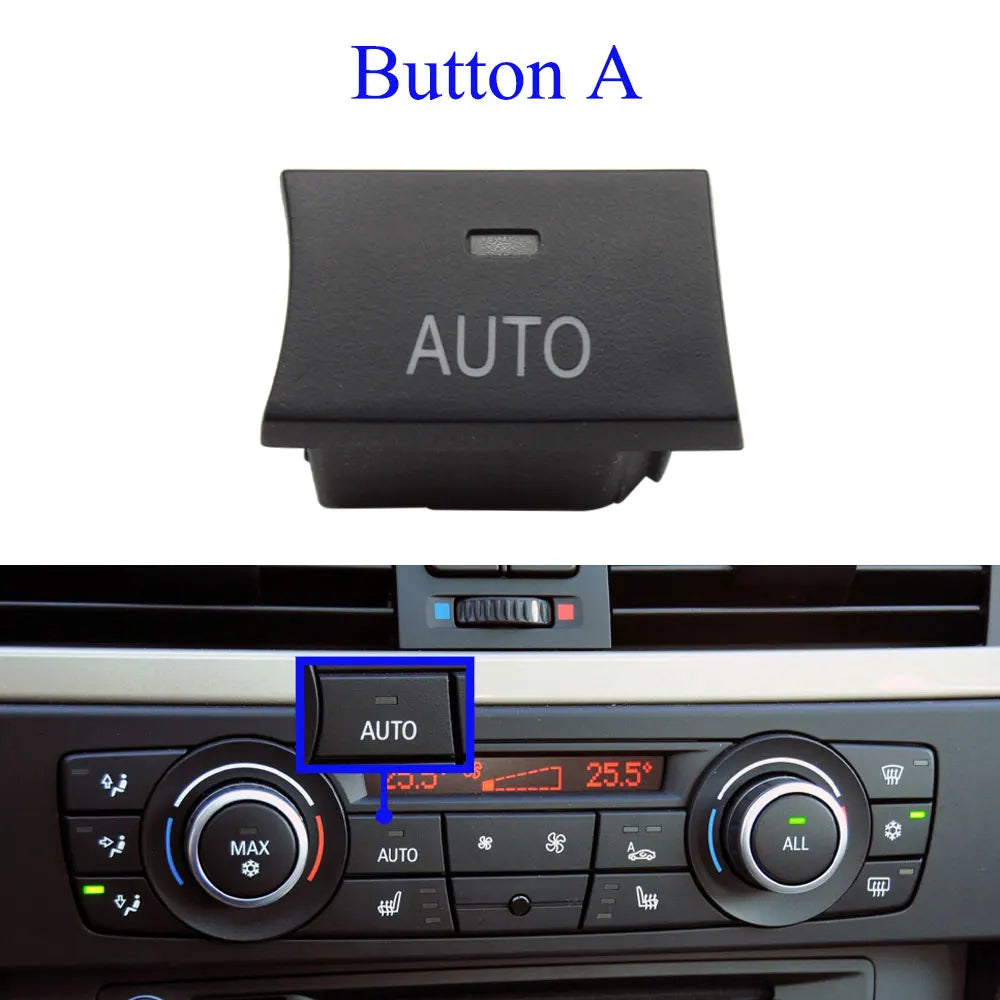 BMW E8x Series AC Vent Volume Rotary Knob Cover - Direct Fit Replacement