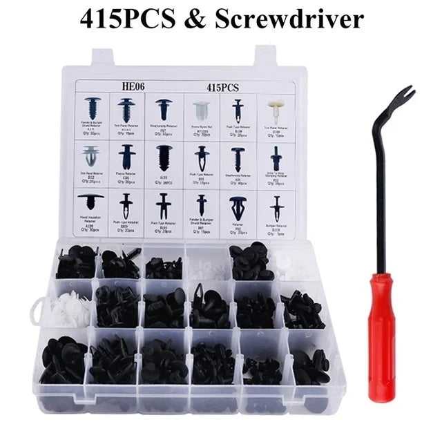 Generic Auto Fastener Clip Kit 800Pcs Plastic Retainers For Body Panels