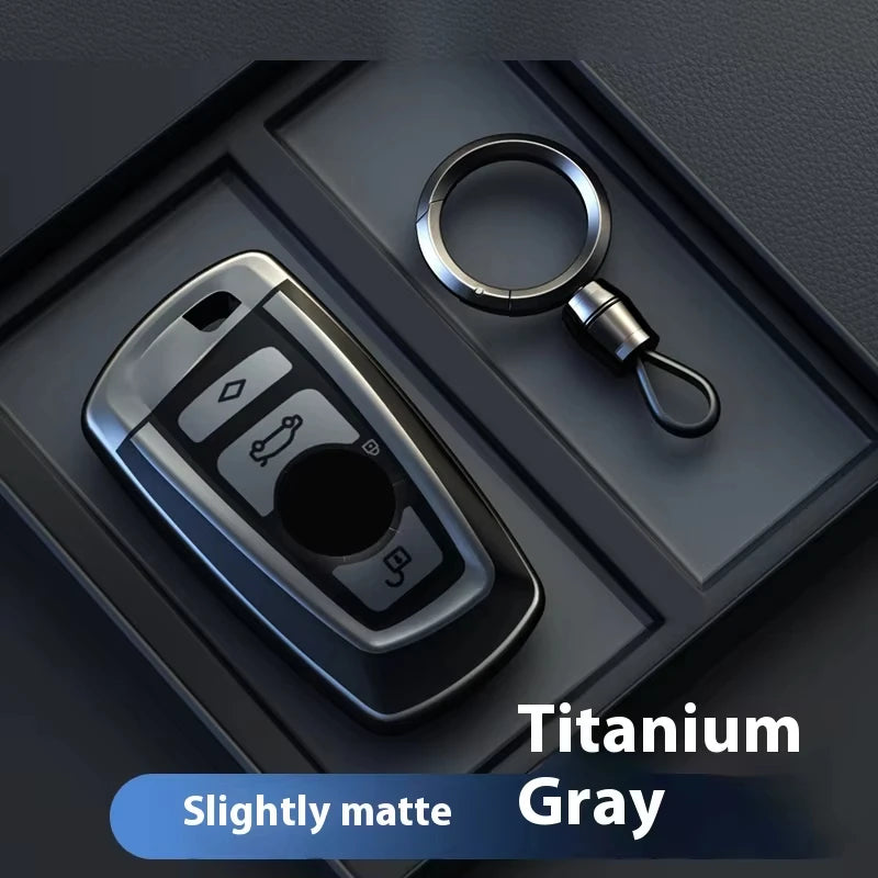 BMW F30 F10 Remote Key Case Cover – Flexible Titanium Grey Tpu