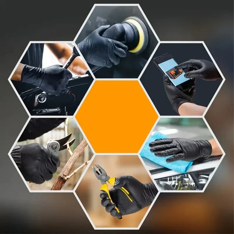 BMW Nitrile Diamond Grip Mechanic Gloves For Multiple BMW Models
