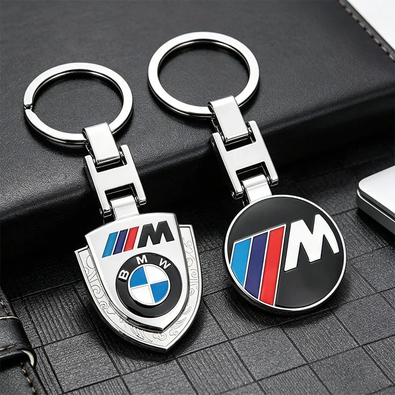 BMW M Series Solid Metal Keyring – Precision Crafted Badge Emblem