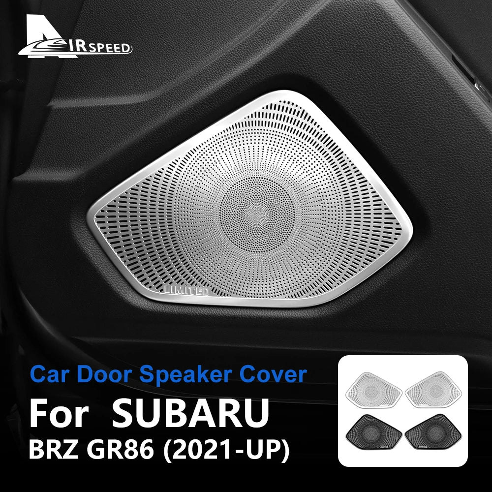 Subaru BRZ Door Speaker Trim ZN8 ZD8 Stainless Steel
