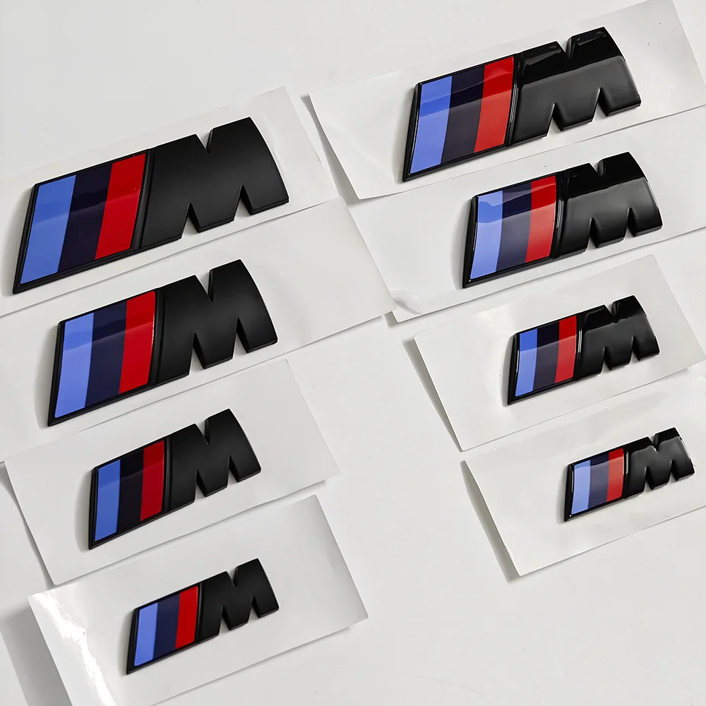 BMW M Logo Fender & Trunk Badge Emblem | Single or Pair | Multiple Sizes & Colours