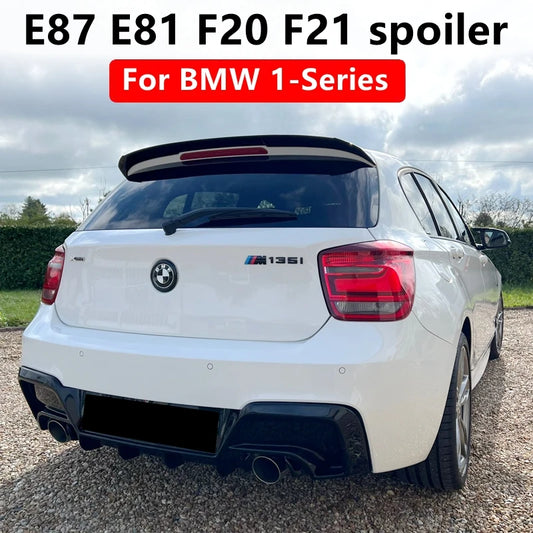 Bmw 1 Series Roof Spoiler – Carbon Fibre Abs Construction