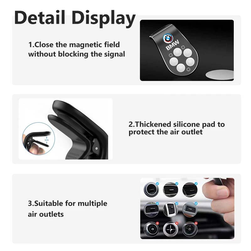 BMW Air Vent Magnetic Phone Mount for multiple BMW models