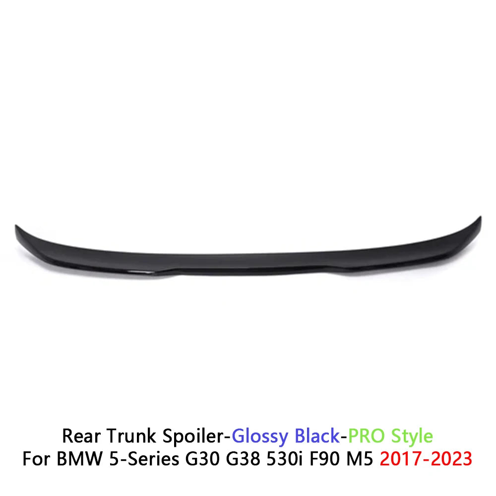Bmw G30 And M5 Rear Trunk Spoiler – Glossy Black Abs Construction